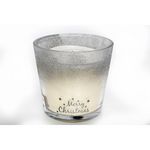 HEART OF THE HOME Bougie de Noël en pot design Ice - Argent