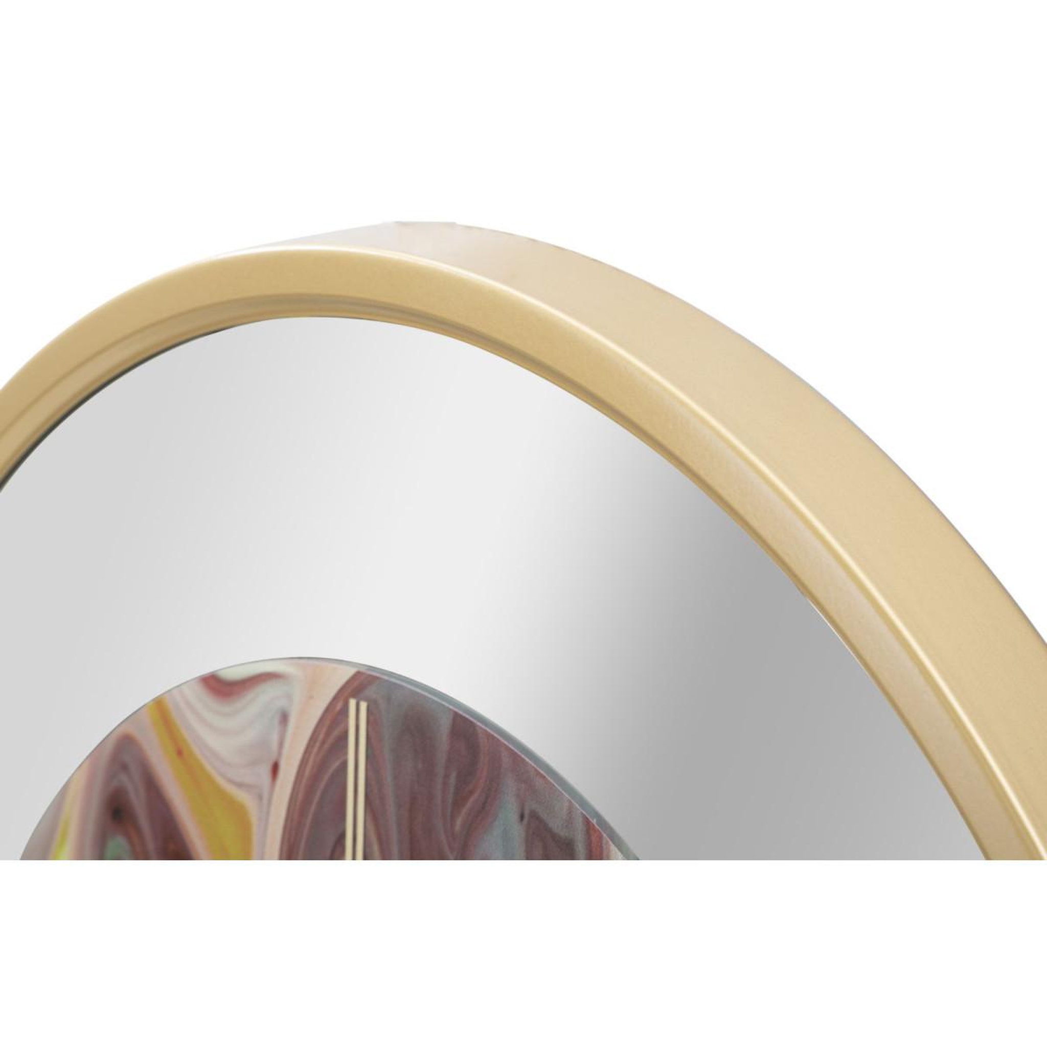 Voir la diapositive 4 : Paris Prix Horloge murale en verre  miroir mix  60cm multicolore
