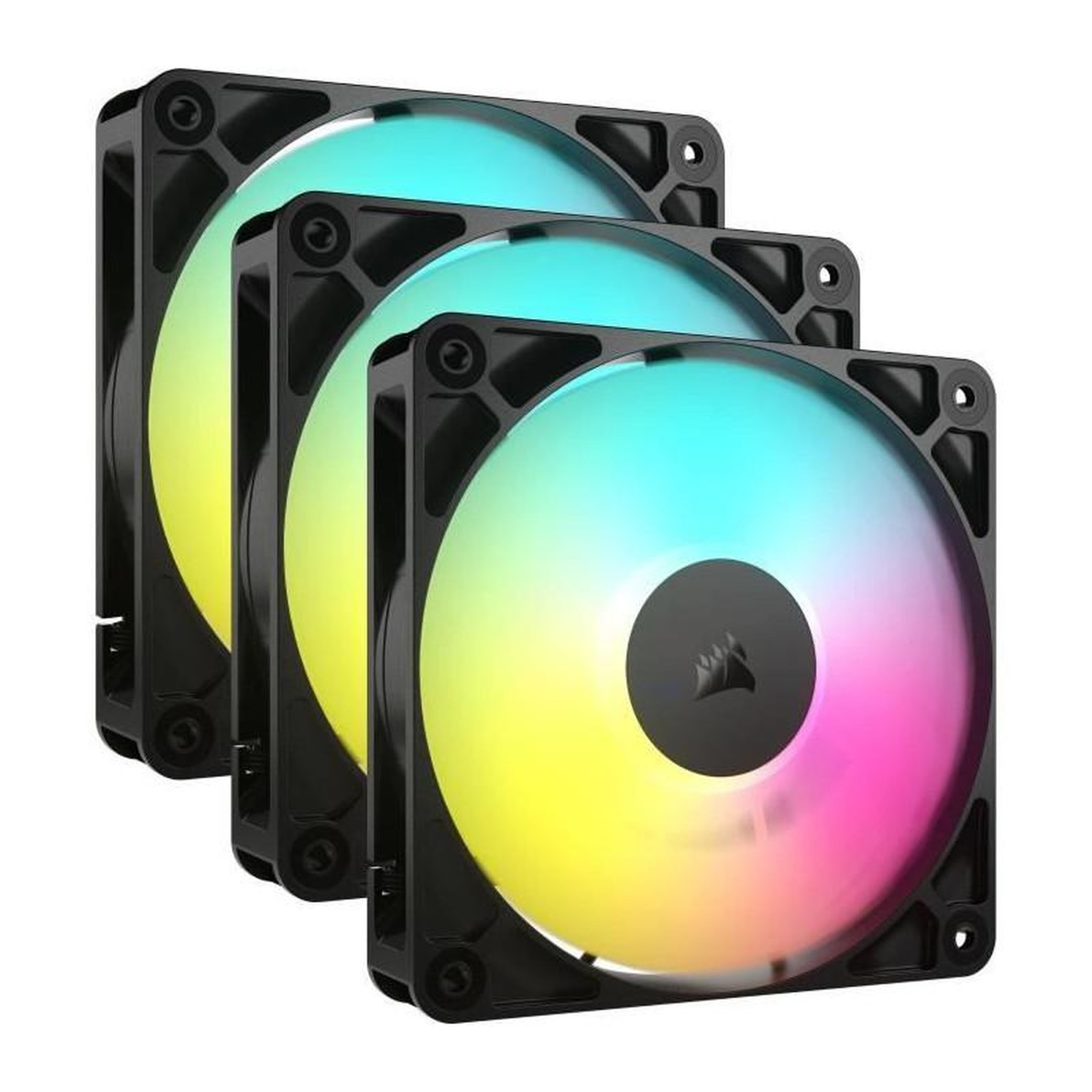 Corsair Pack de 3 ventilateurs PWM 120mm - CORSAIR - RS120