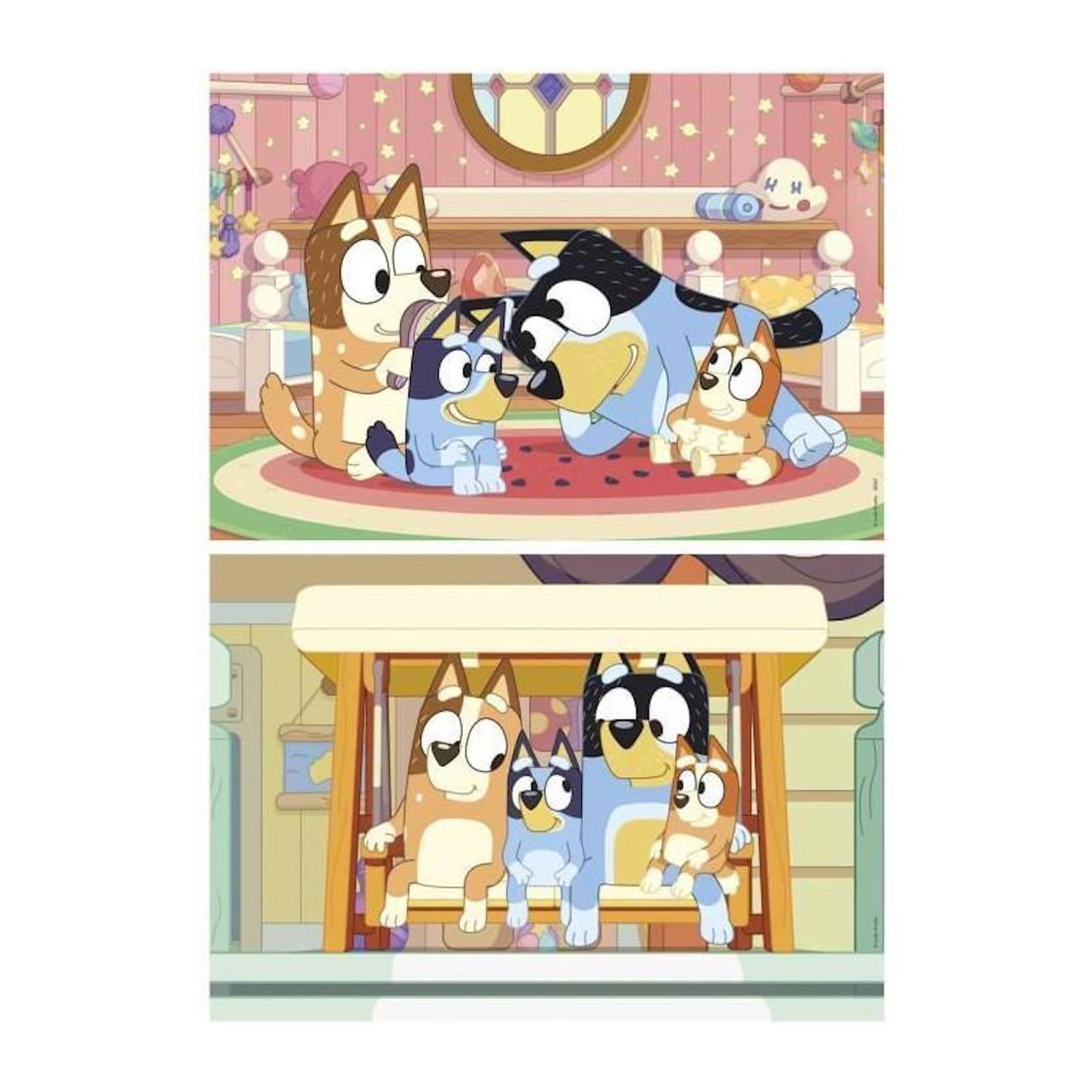EDUCA Puzzle 2 x 16 pièces Bluey multicolore enfant – Educa