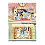Voir la diapositive 2 : EDUCA Puzzle 2 x 16 pièces Bluey multicolore enfant – Educa
