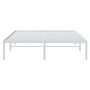 Voir la diapositive 5 : VIDAXL Cadre de lit metal sans matelas blanc 140x200 cm