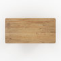 Voir la diapositive 3 : MAISON PAVANE Table rectangulaire en bois d'acacia 8 personnes-Andrea