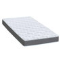 Voir la diapositive 2 : IDLITERIE Ensemble literie électrique relaxation multi lattes chêne clair + Matelas mousse à mémoire de forme 90 x 190