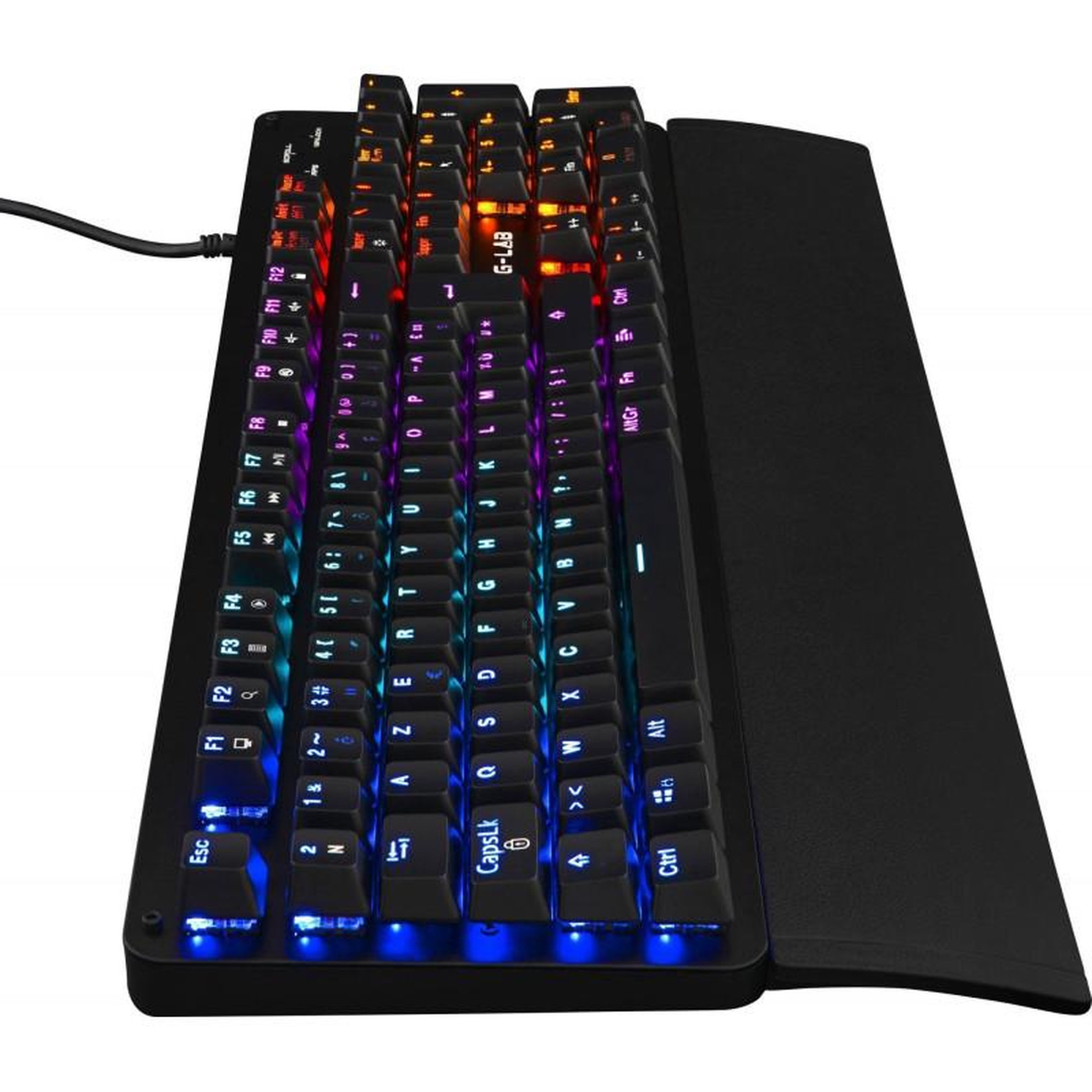 Voir la diapositive 2 : THE G-LAB Clavier mécanique THE G-LAB KEYZ-CARBON-E/FR