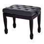 Voir la diapositive 1 : HOMCOM HOMCOM Banquette piano tabouret siege hauteur reglable noir bois revêtement synthétique