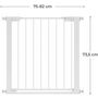 Voir la diapositive 2 : KINDERKRAFT Barrière de sécurité enfant avec verrou