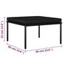 Voir la diapositive 6 : VIDAXL Salon de jardin 6 pcs avec coussins Noir PVC
