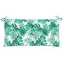 Voir la diapositive 2 : VIDAXL Coussin de banc de jardin motif de feuilles 100x50x7 cm