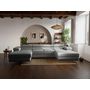 Voir la diapositive 1 : BEST MOBILIER Pablo - canapé panoramique en u - 7 places - convertible avec coffres et têtières réglables - en velours côtelé