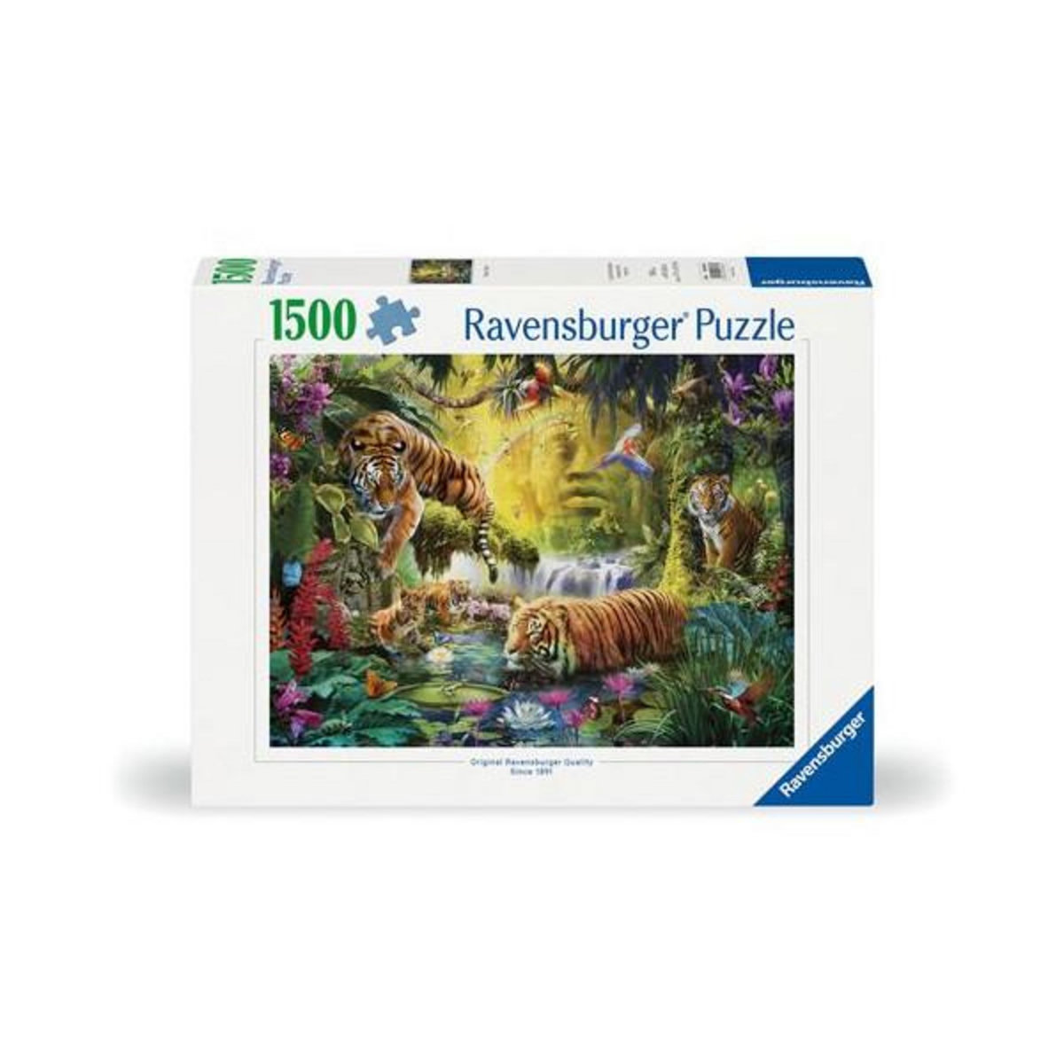 RAVENSBURGER Puzzle 1500 pièces Ravensburger Tigres au plan d'eau