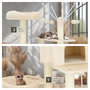 Voir la diapositive 5 : tectake Arbre à chat 165 cm avec griffoir et plateforme d'escalade beige