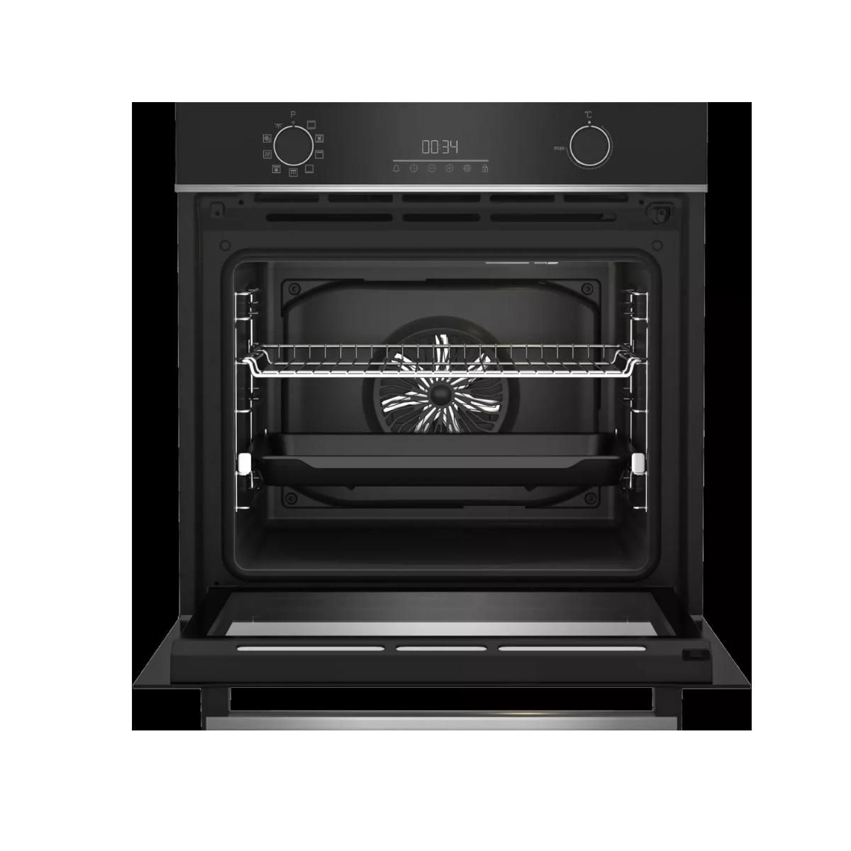 Beko Four intégrable multifonction 72l 60cm à pyrolyse inox - BBIMM13300XPSE-1