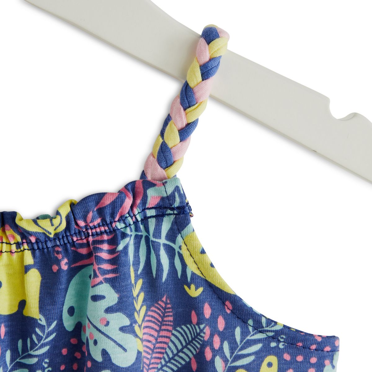 INEXTENSO Combishort imprimé tropical bébé fille