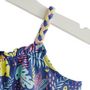 Voir la diapositive 2 : INEXTENSO Combishort imprimé tropical bébé fille