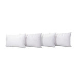 BELLECOUR BELLECOUR LITERIE | Lot de 4 oreillers CHAMBORD | Duvet & Plumes. Coloris disponibles : Blanc