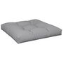 Voir la diapositive 2 : VIDAXL Coussin de palette gris 80x80x12 cm tissu