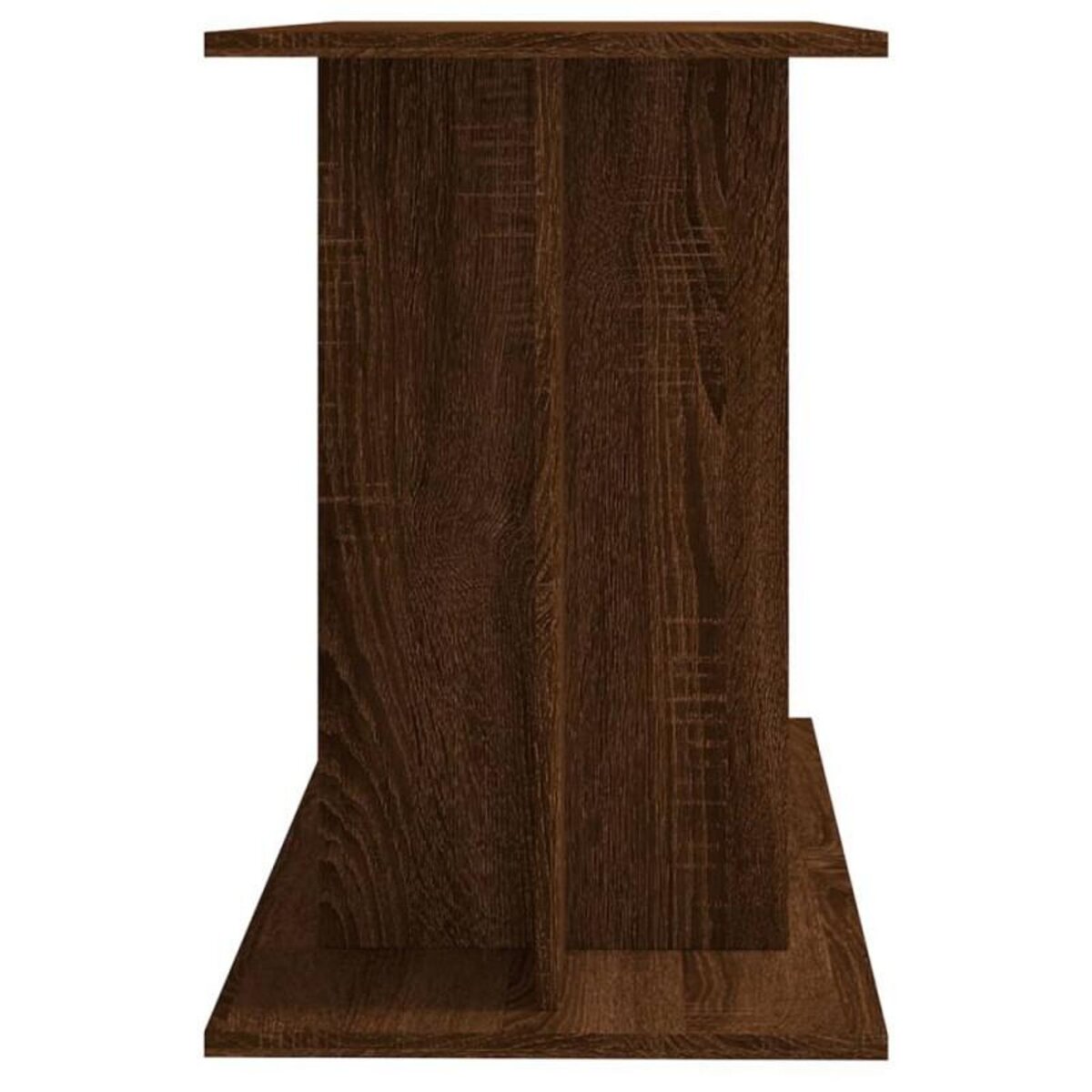 VIDAXL Support d aquarium chêne marron 100x40x60 cm bois d ingénierie
