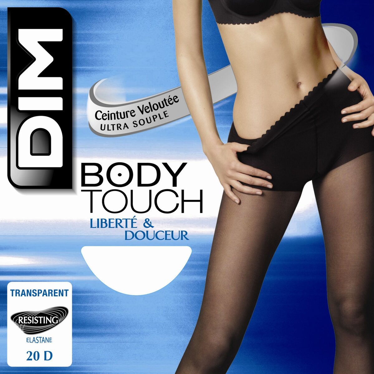 DIM Collant transparent Body Touch 