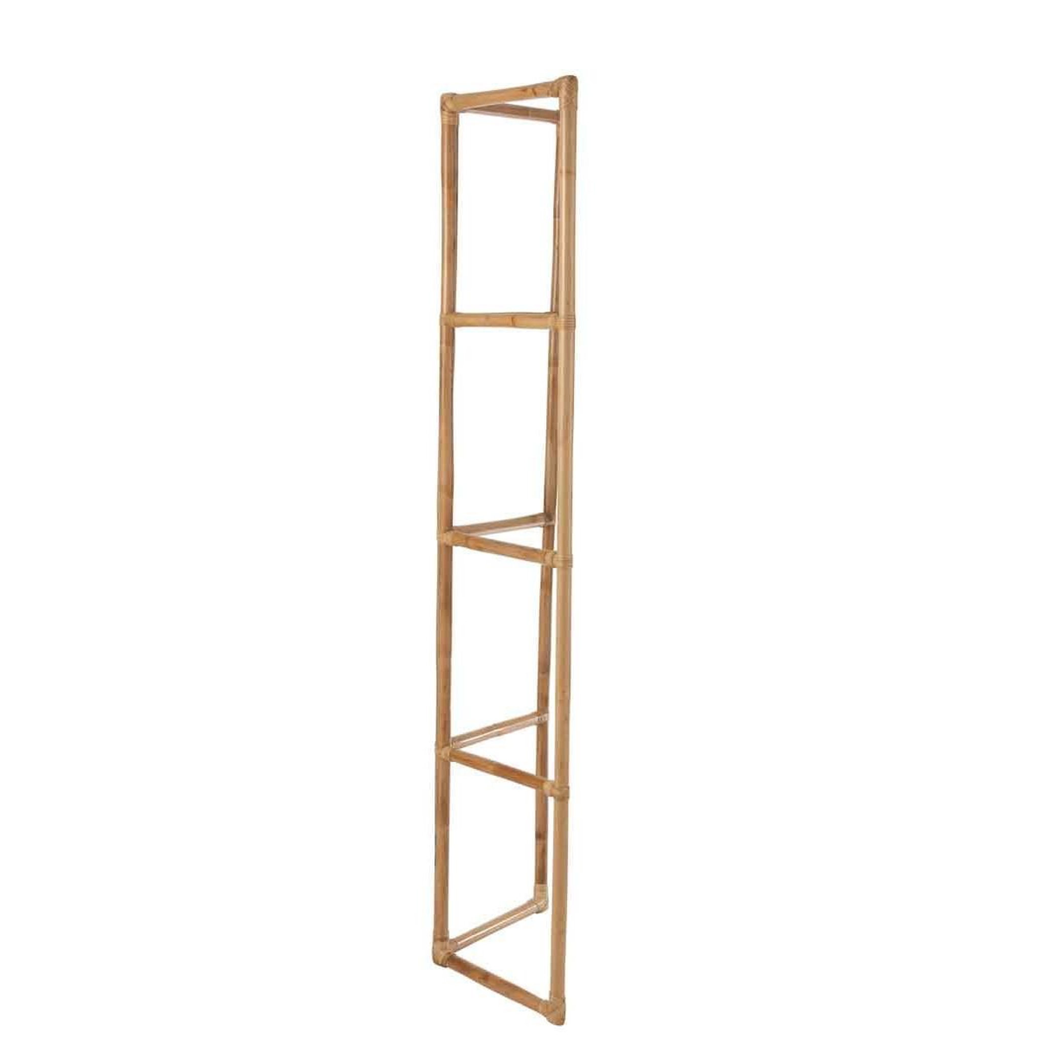 Voir la diapositive 2 : J-LINE Portant à vêtements en rotin  ellen  175cm naturel
