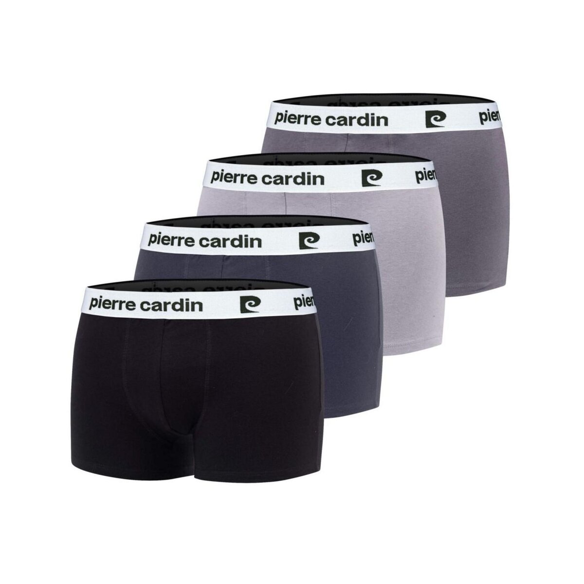 PIERRE CARDIN Lot de 4 boxers homme en coton Classic