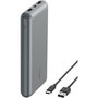 Voir la diapositive 2 : Belkin Batterie externe 20 000 mAh grise