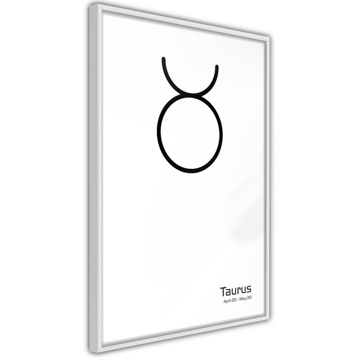 Paris Prix Affiche Murale Encadrée  Zodiac Taurus II