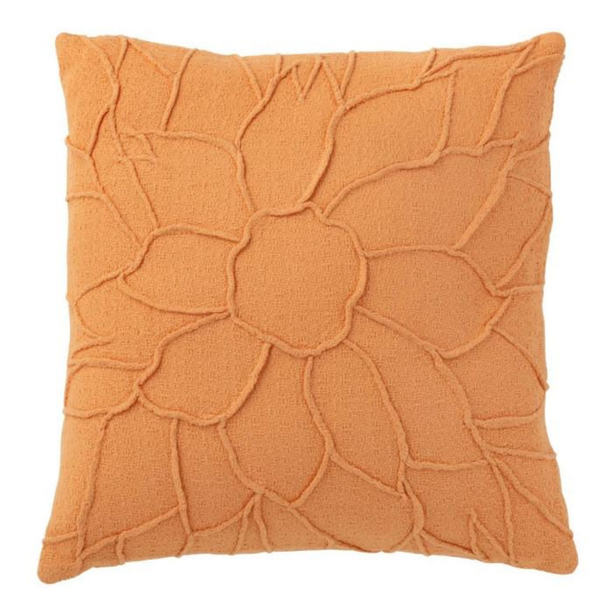 Paris Prix Coussin Déco  Fleur  43x43cm Corail