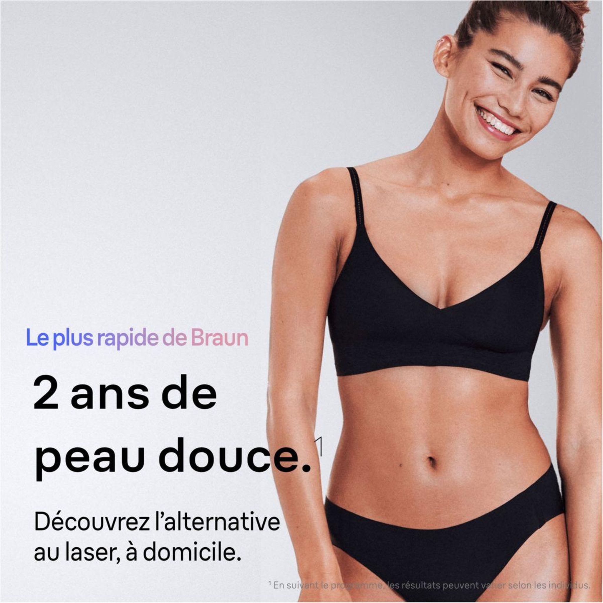 Voir la diapositive 2 : BRAUN Epilateur lumière pulsée IPL PL7147 Skin i-expert