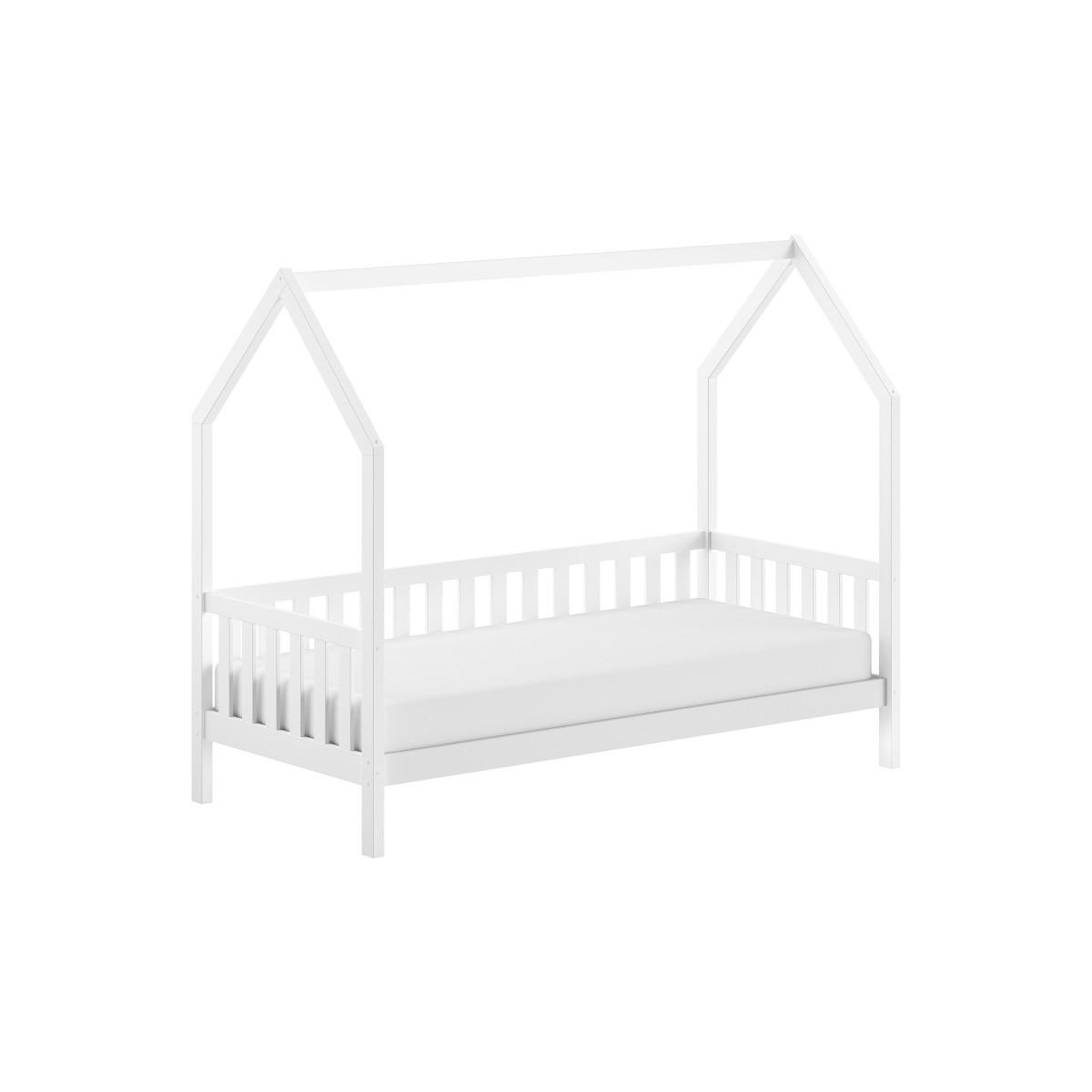 Voir la diapositive 2 : Paris Prix Lit enfant  cabane  90x200cm blanc