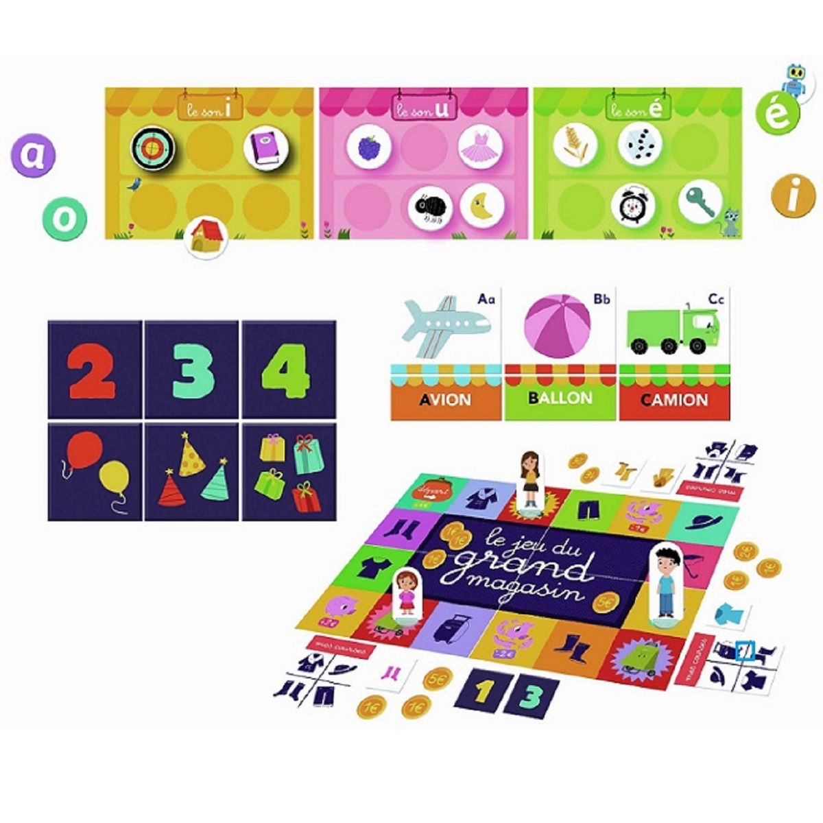 NATHAN Mon grand coffret moyenne section Jeu de logique