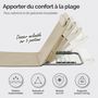 Voir la diapositive 3 : LINXOR Matelas, transat, tapis de plage avec dossier inclinable et sac de transport