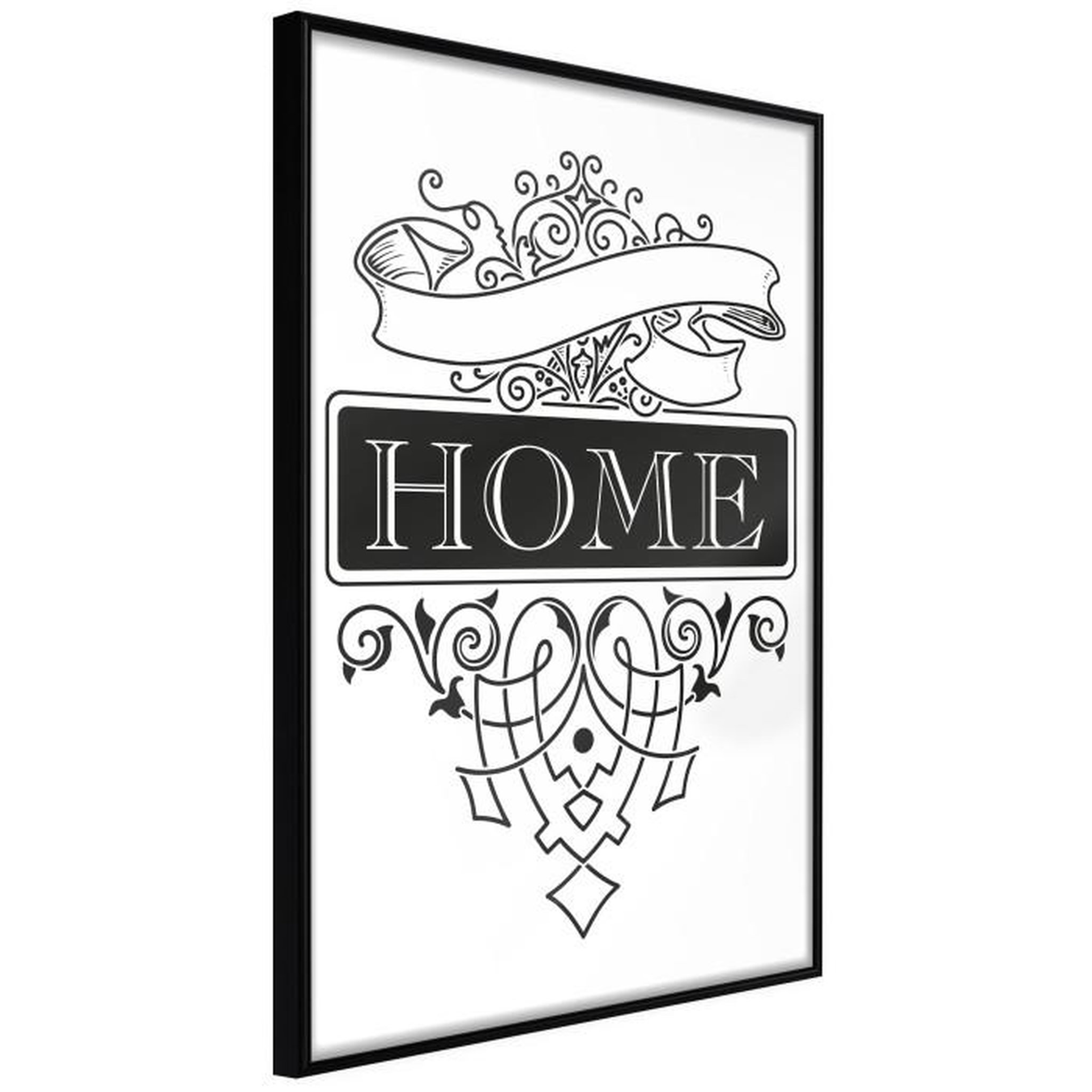 Paris Prix Affiche Murale Encadrée  Home III. Coloris disponibles : Jaune, Noir