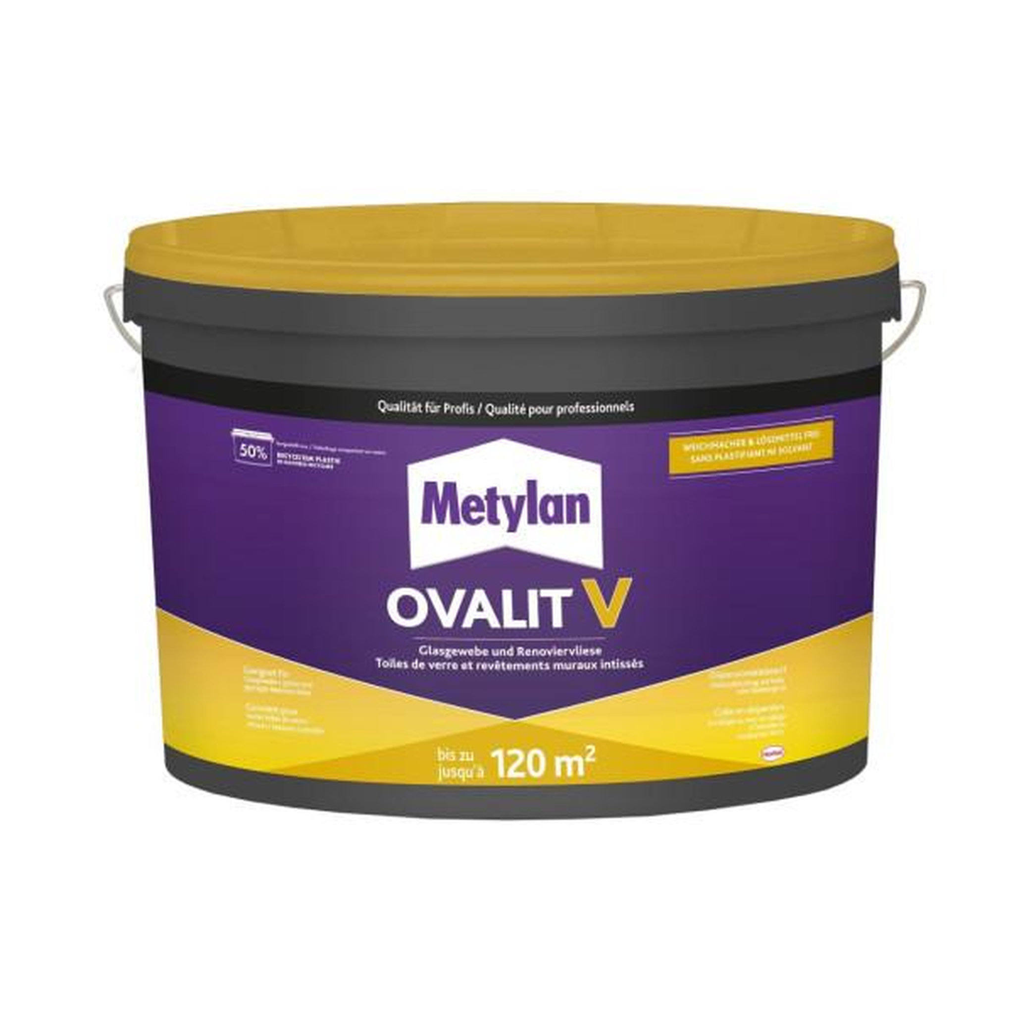 METYLAN Colle pâte revetements muraux - METYLAN - Ovalit V - Pret a l'emploi - 18 kg