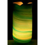 Voir la diapositive 3 : Paris Prix Vase Design en Verre  Vague  41cm Bleu Azur