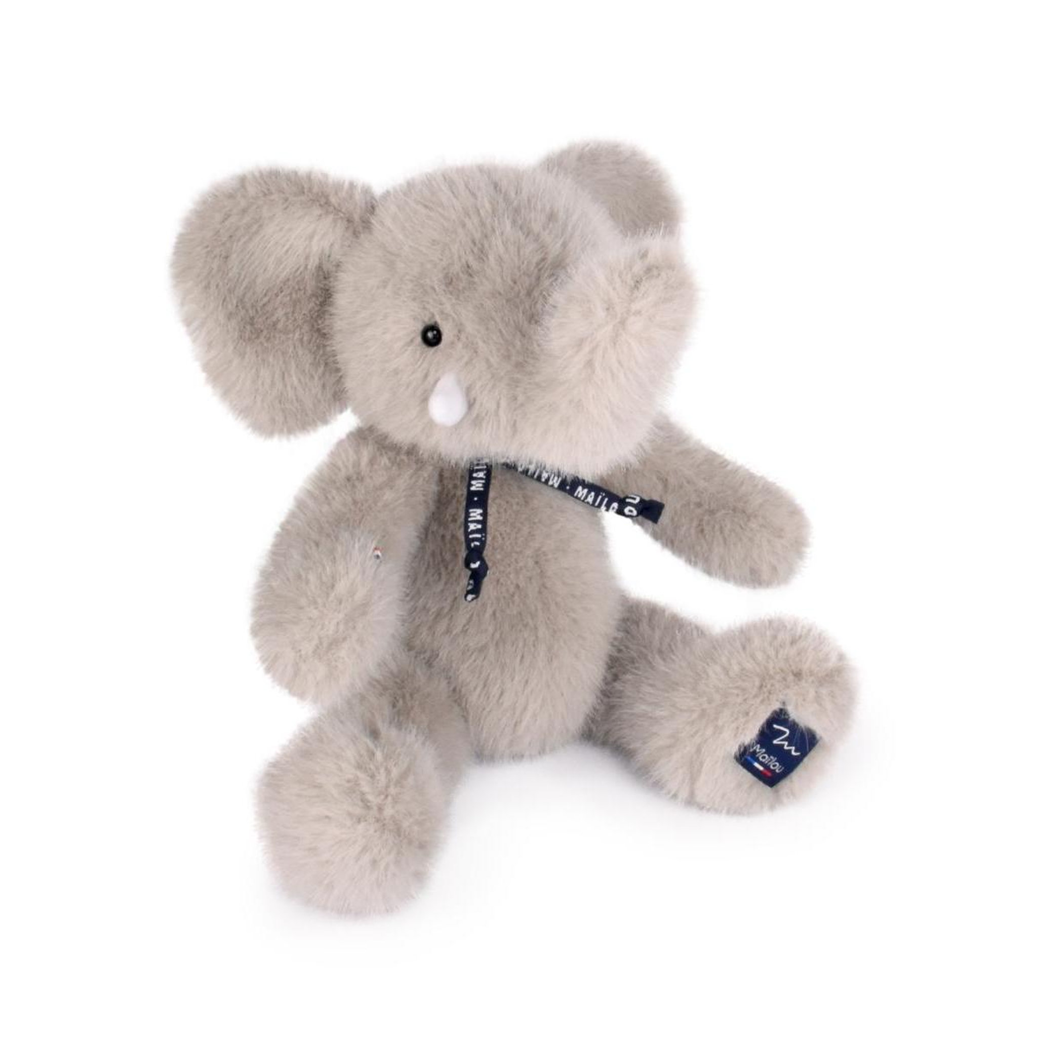 MAILOU Peluche Elephant gris souris - 30 cm Sowen MA0278