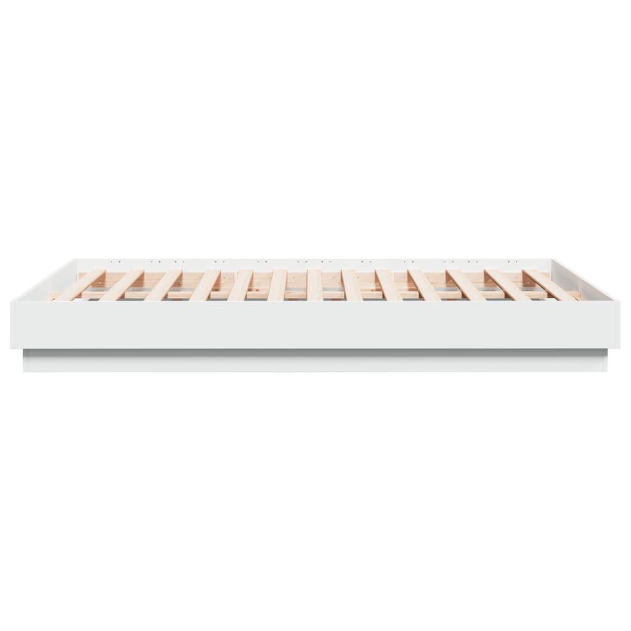 Voir la diapositive 5 : VIDAXL Cadre de lit sans matelas blanc 140x190 cm