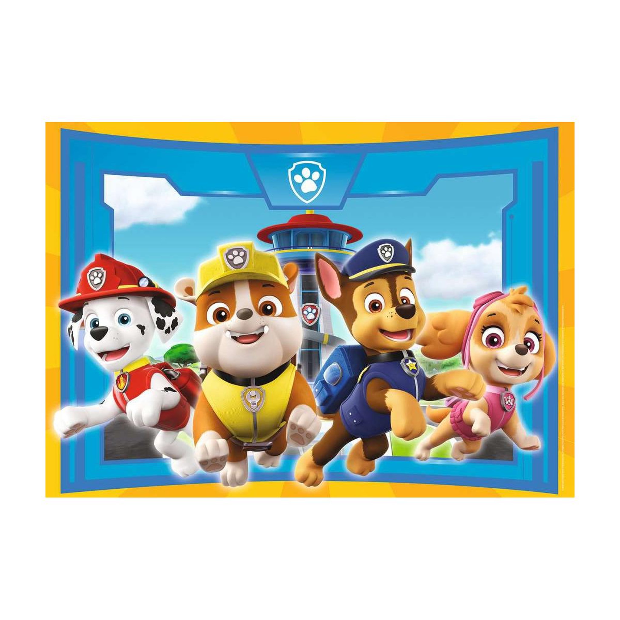 Voir la diapositive 2 : RAVENSBURGER Puzzle giant 24 pieces - L equipe des chiots en action - Pat Patrouille