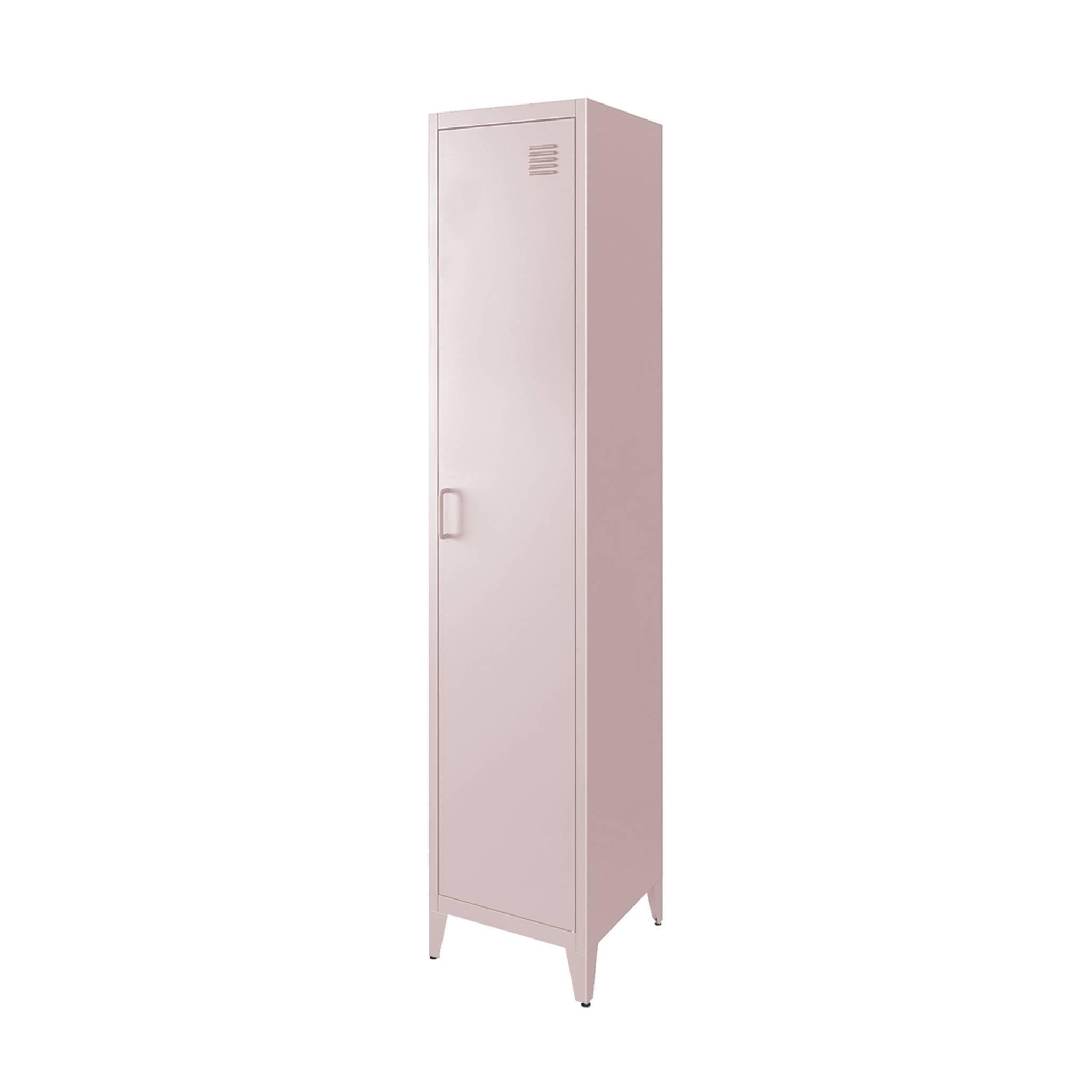Voir la diapositive 1 : SWEEEK Armoire chambre industrielle métal, 4 espaces de rangement