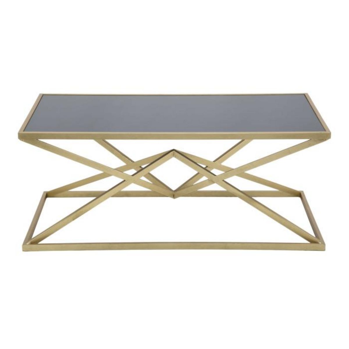 Paris Prix Table Basse Design  Pyramid  110cm Noir & Or
