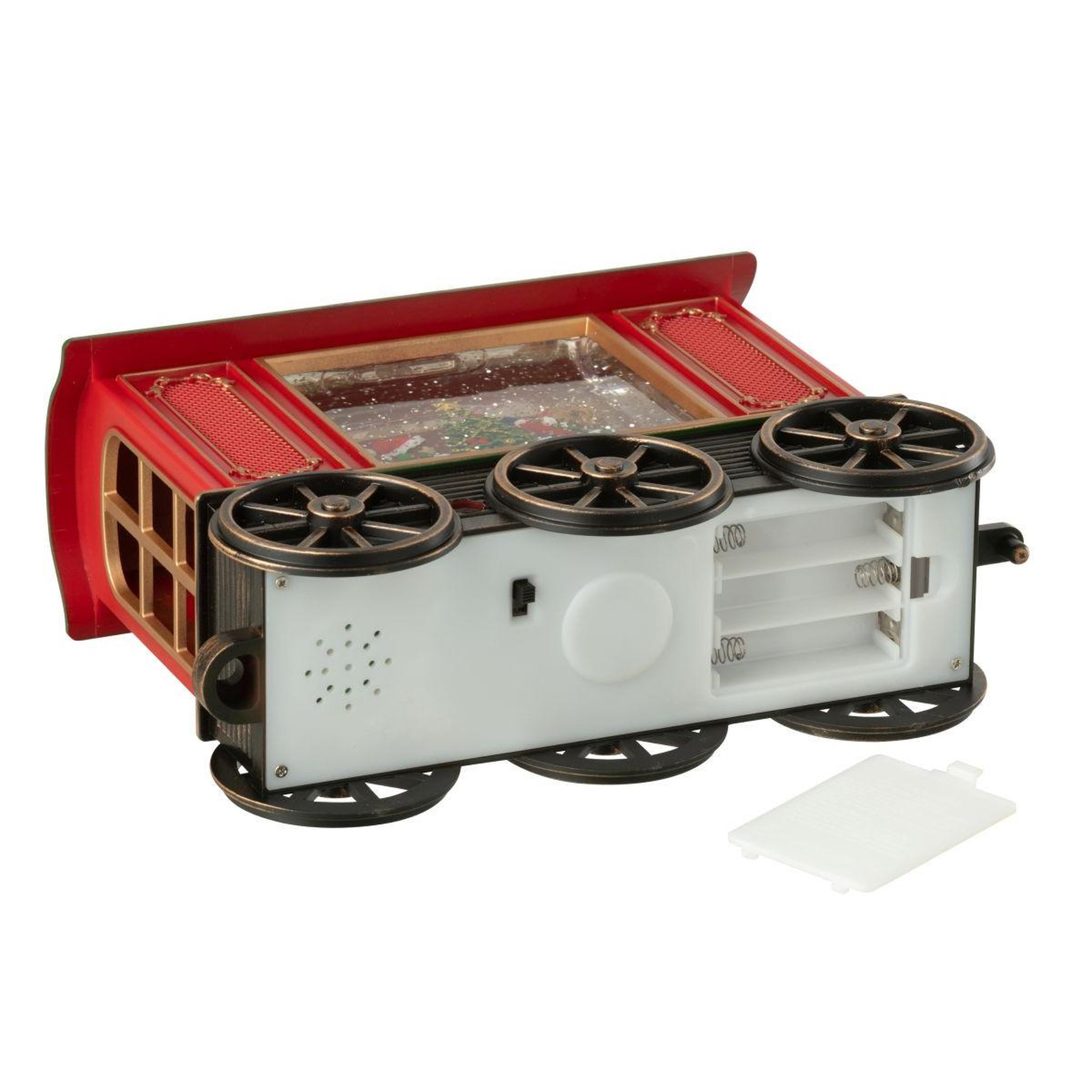 Voir la diapositive 5 : J-LINE Train musique à led  père-noël  47cm multicolore