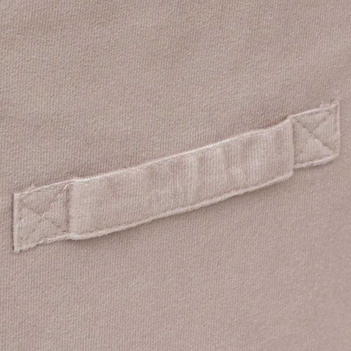  Boîte de Rangement Carrée Velours  Mix N Modul  31x31cm Lin