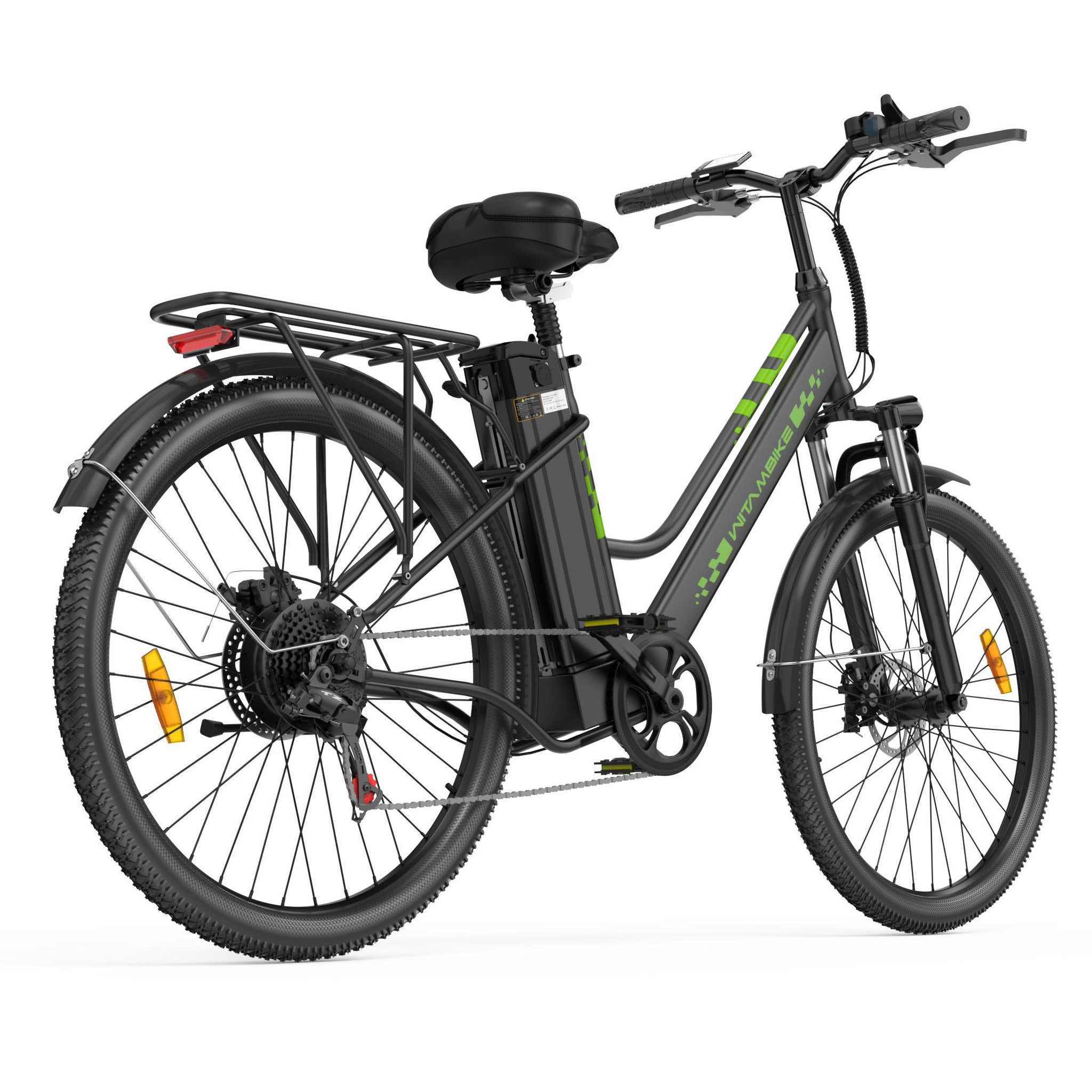 Voir la diapositive 4 : WITAMBIKE Vélo électrique de ville WITAMBIKE C26 PRO 26