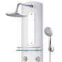 Voir la diapositive 4 : VIDAXL Panneau de douche 25x43x110 cm Argente