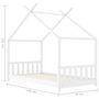 Voir la diapositive 6 : VIDAXL Cadre de lit d'enfant Blanc Bois de pin massif 70x140 cm
