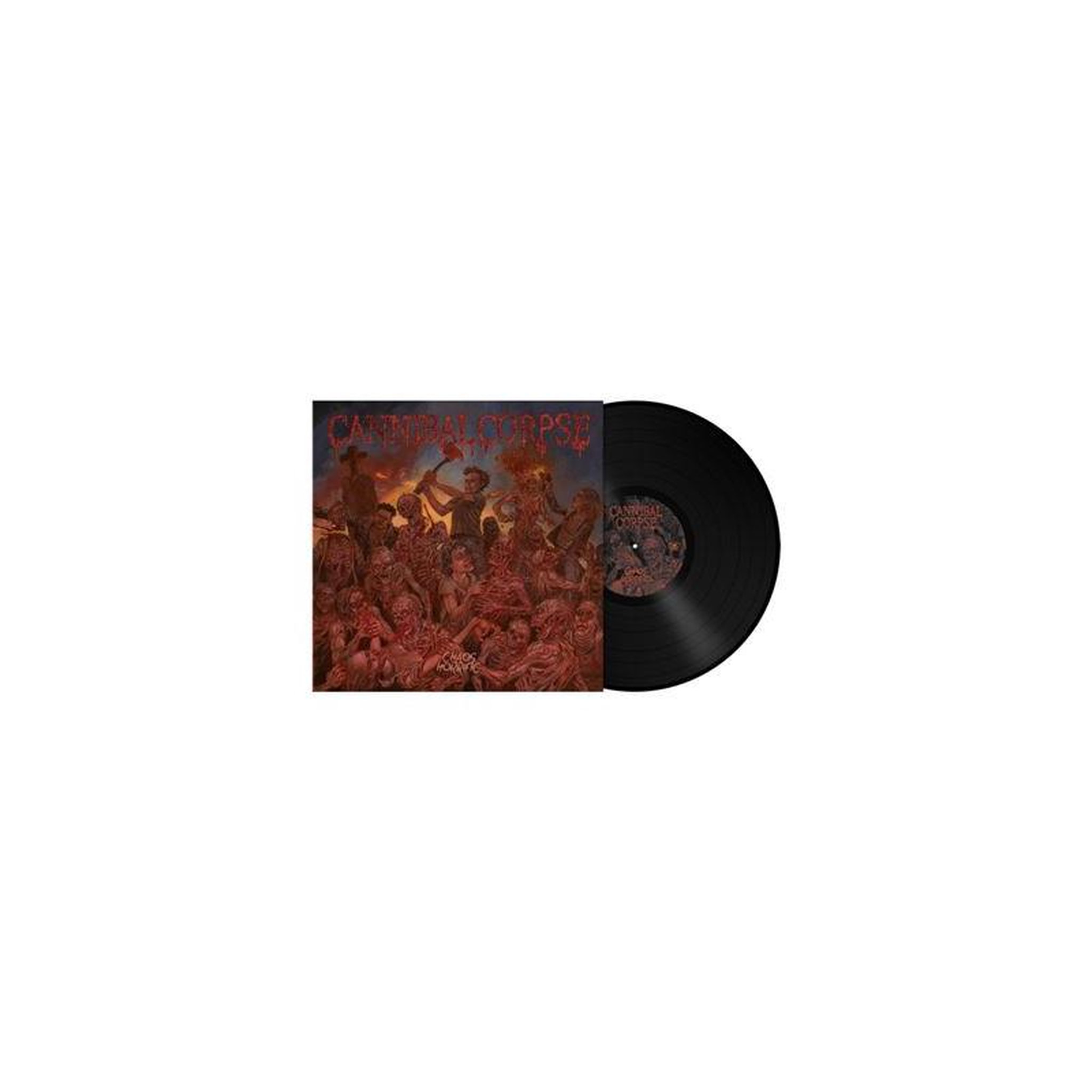 Vinyle lp noir 180 g cannibal corpse – chaos horrific, 33 tours, 1 disque, metal