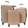 Voir la diapositive 1 : David Jones Lot 3 valises rigides dont 1 valise cabine