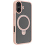 Voir la diapositive 4 : ADEQWAT Coque iPhone 16 magnétique Rose avec support