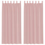 Voir la diapositive 2 : VIDAXL Rideaux en voile avec passe-tringles 2 pcs rose