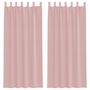 Voir la diapositive 2 : VIDAXL Rideaux en voile avec passe-tringles 2 pcs rose